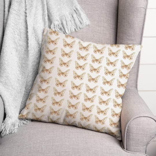 Butterfly Pattern 18" x 18" Throw Pillow